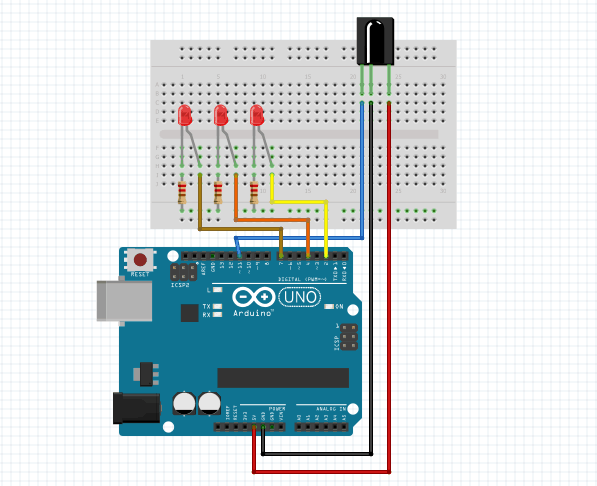 ir remote control of leds with arduino 