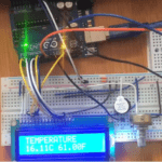 lm35 temperature sensor with Arduino