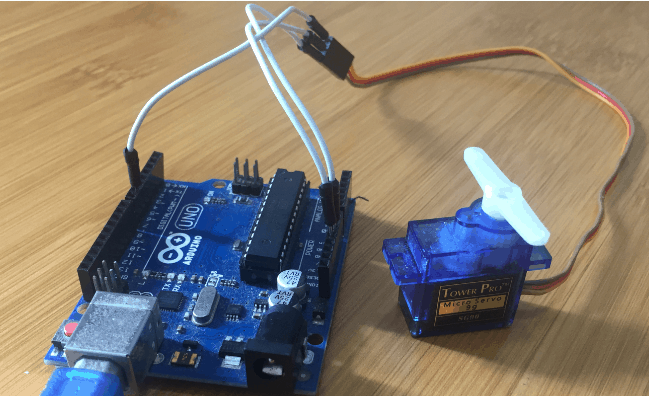 servo motor control using arduino