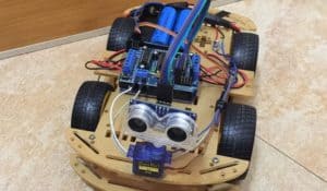obstacle avoiding robot using Arduino