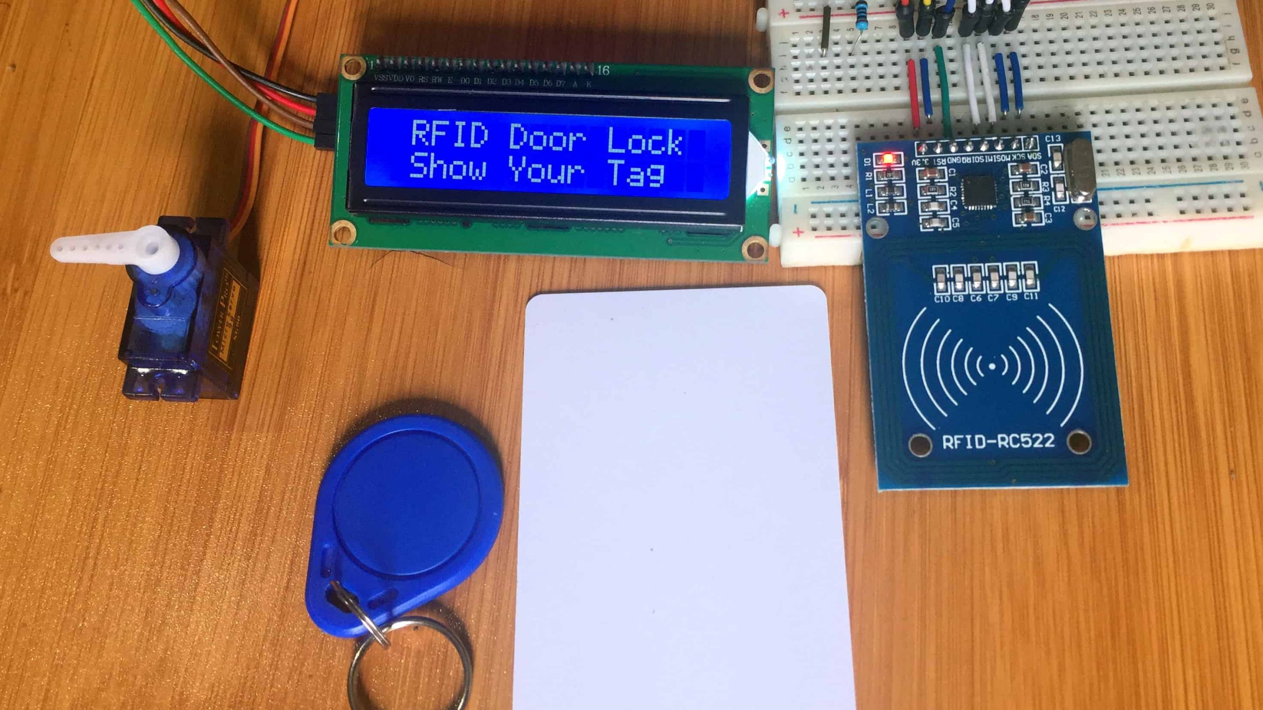 rfid door lock using arduino