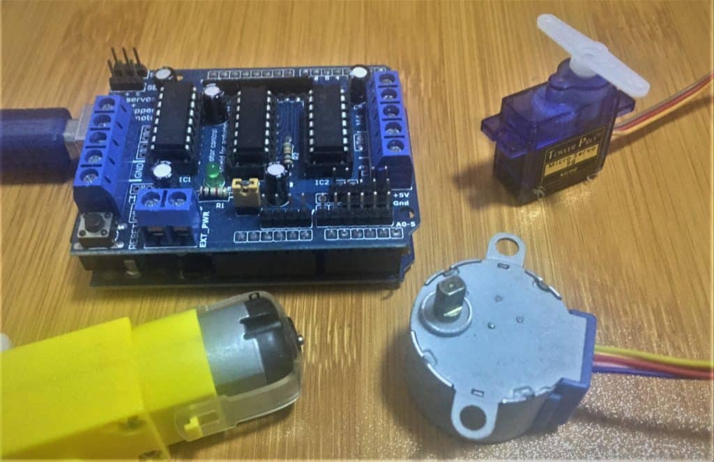 l293d motor driver shield for Arduino