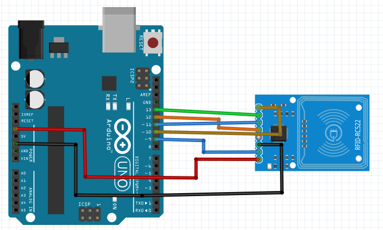 arduino rfid schematic