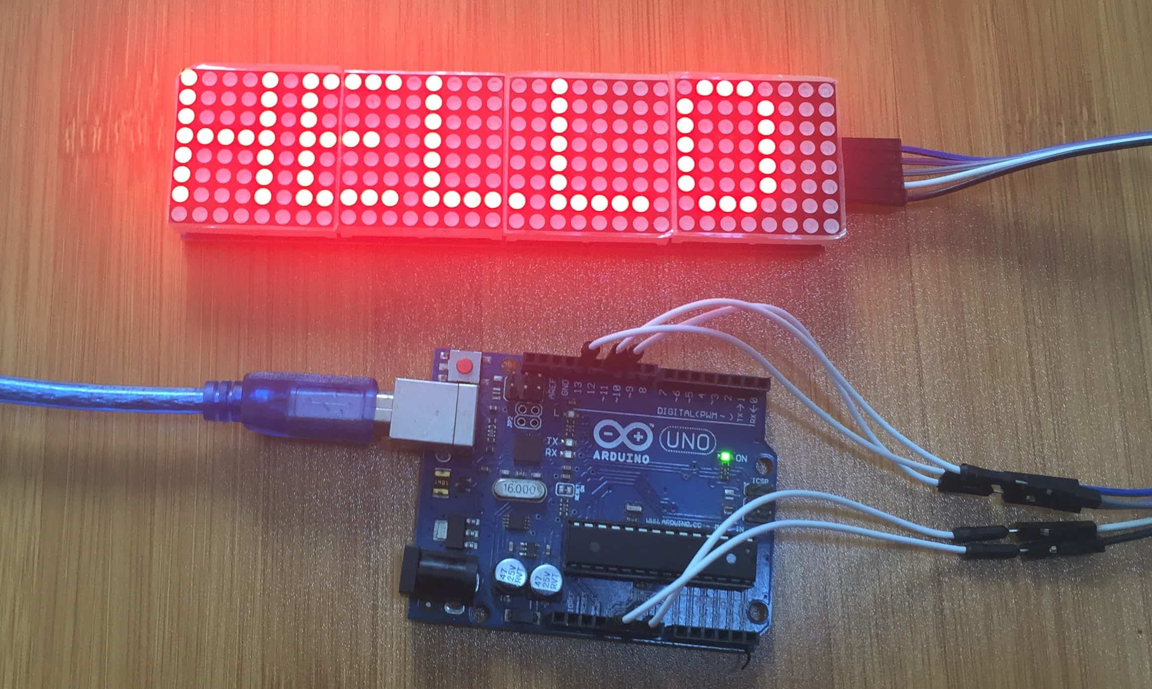 Max7219 arduino