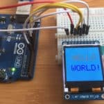 tft st7735 display with arduino