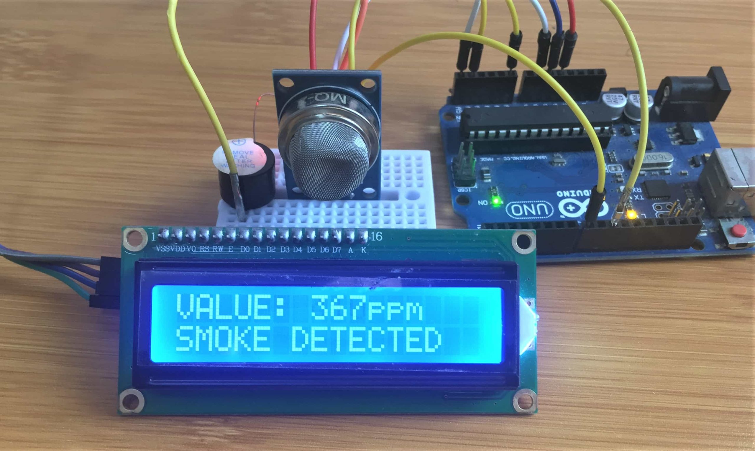 DIY Arduino Smoke Detector Shield Using MQ2 Gas Sensor, 47 OFF