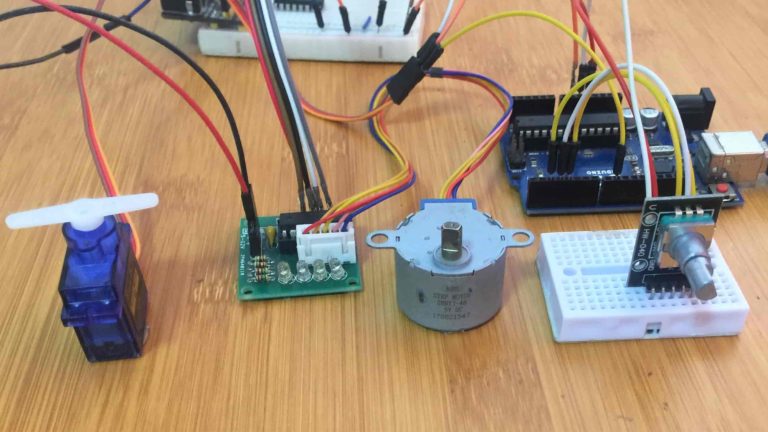 Using a Rotary Encoder with Arduino for Controlling Stepper and Servo ...