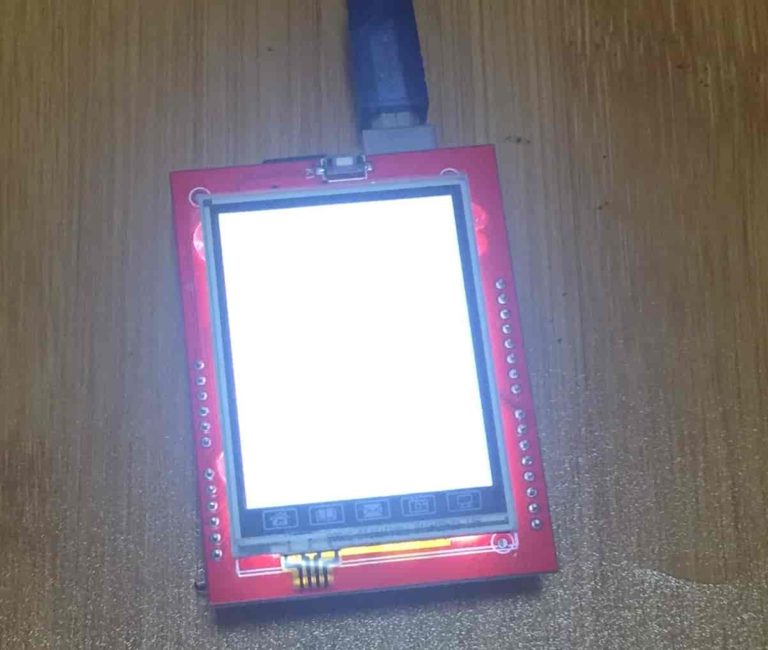2.4" tft lcd touch screen shield for arduino white screen problem