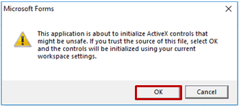 enabling activex