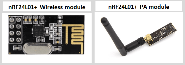 nRF2401 hardware overview