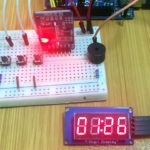 TM1637 4-digit 7-segment display clock with Arduino