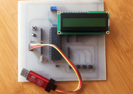 DIY 8051 microcontroller development board