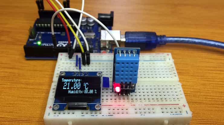 dht11 temperature and humidity sensor with arduino