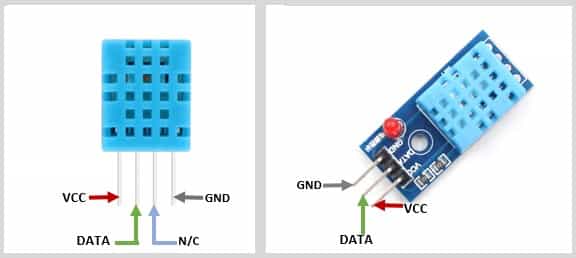 dht11 pinout
