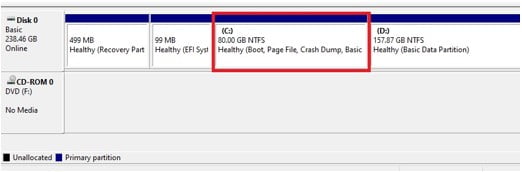 Extended C drive from unallocated space of deleted recovery partition