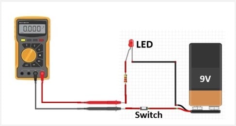 How to measure current using a digital multimeter