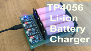 DIY 18650 lithium-ion battery charger using TP4056 Module