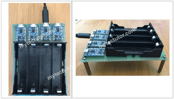 DIY 18650 Li-ion battery charger unit