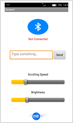 Max7219 8x8 LED Matrix scrolling text control using Bluetooth and ...