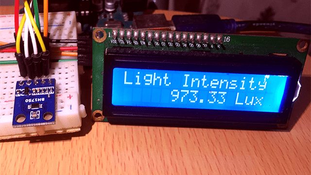 BH1750 light sensor with Arduino