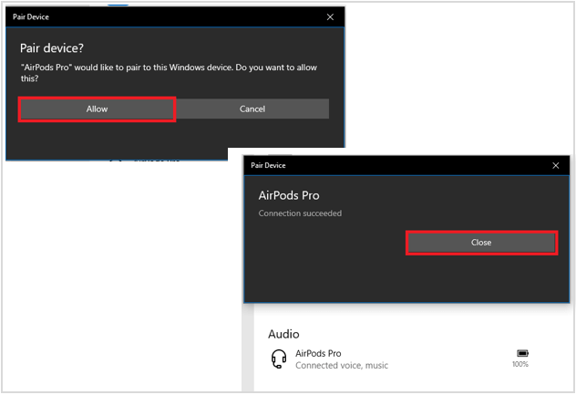 How to Pair and Connect Apple AirPods to Windows 10 PC using