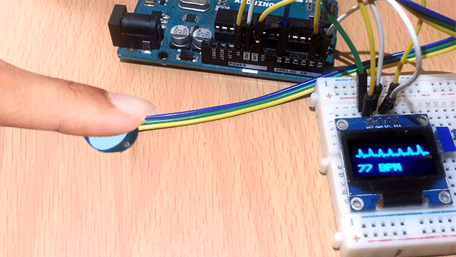 Pulse sensor with Arduino