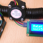 water flow sensor with arduino