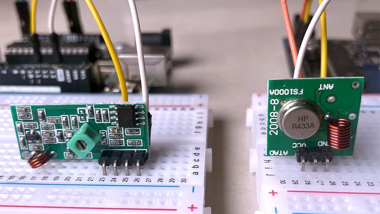 How to use 433MHz RF Transmitter and Receiver Modules with Arduino.