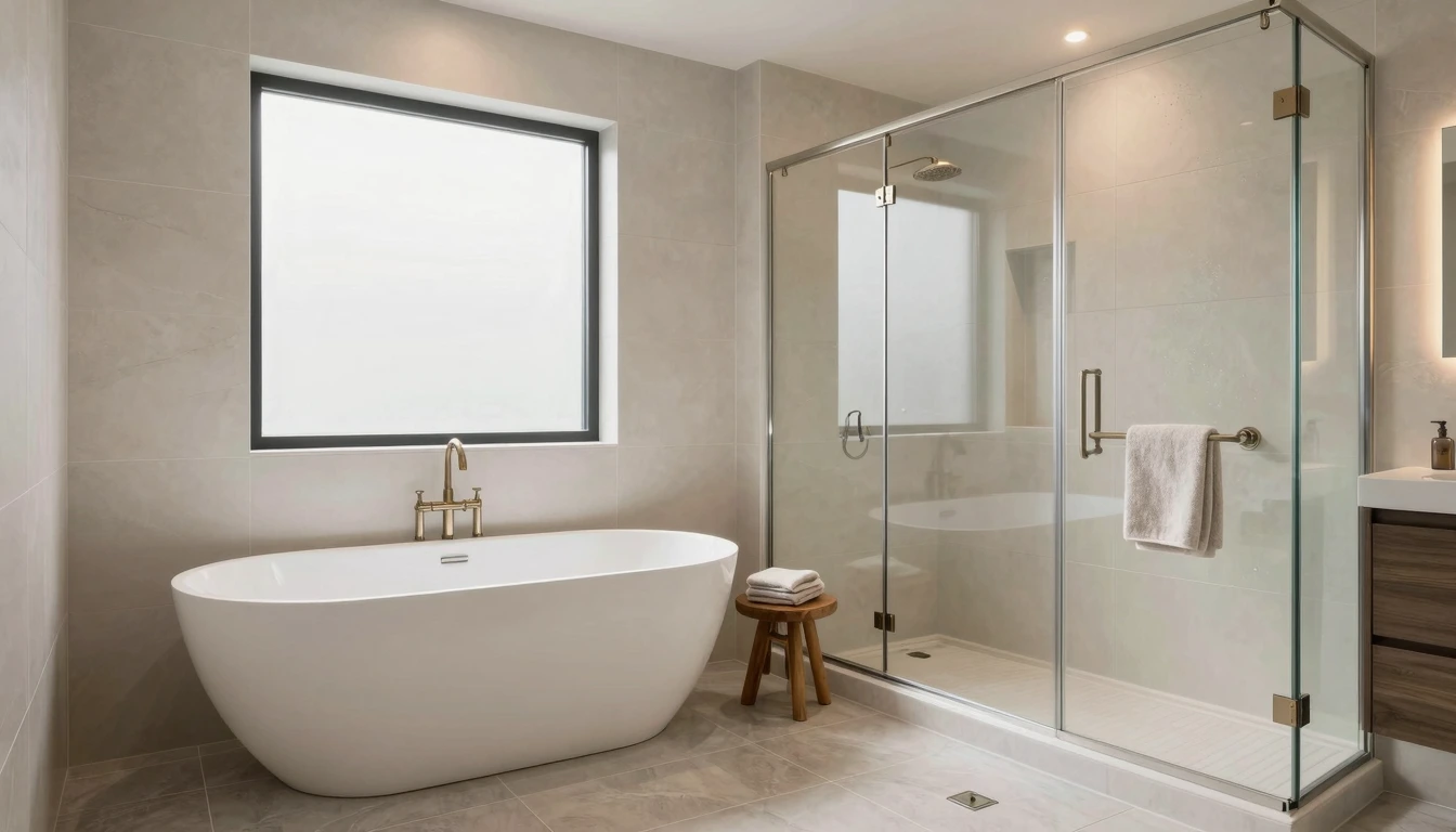 Walk-In Shower With Tub Combination Ideas for a Stylish, Practical Bathroom.